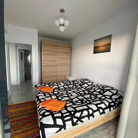 Apartament Direct La Plaja 4 Persoane Mamaia Nord Sky Sea View شقة
