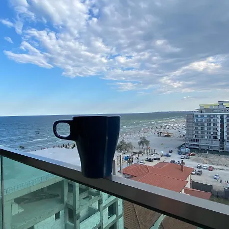 Apartament Direct La Plaja 4 Persoane Mamaia Nord Sky Sea View شقة