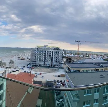 Apartament Direct La Plaja 4 Persoane Mamaia Nord Sky Sea View דירה *